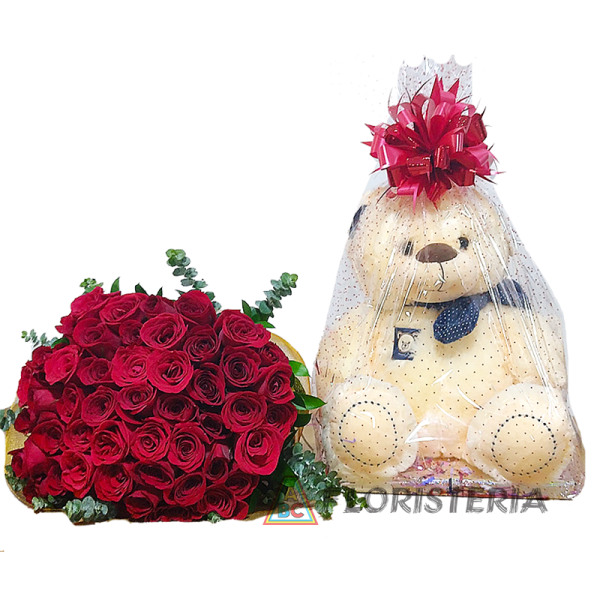 ROSAS-50 Y PELUCHE G